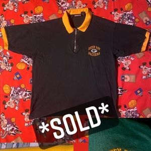 Vtg 1997 NFL Green Bay Packers Collar Polo